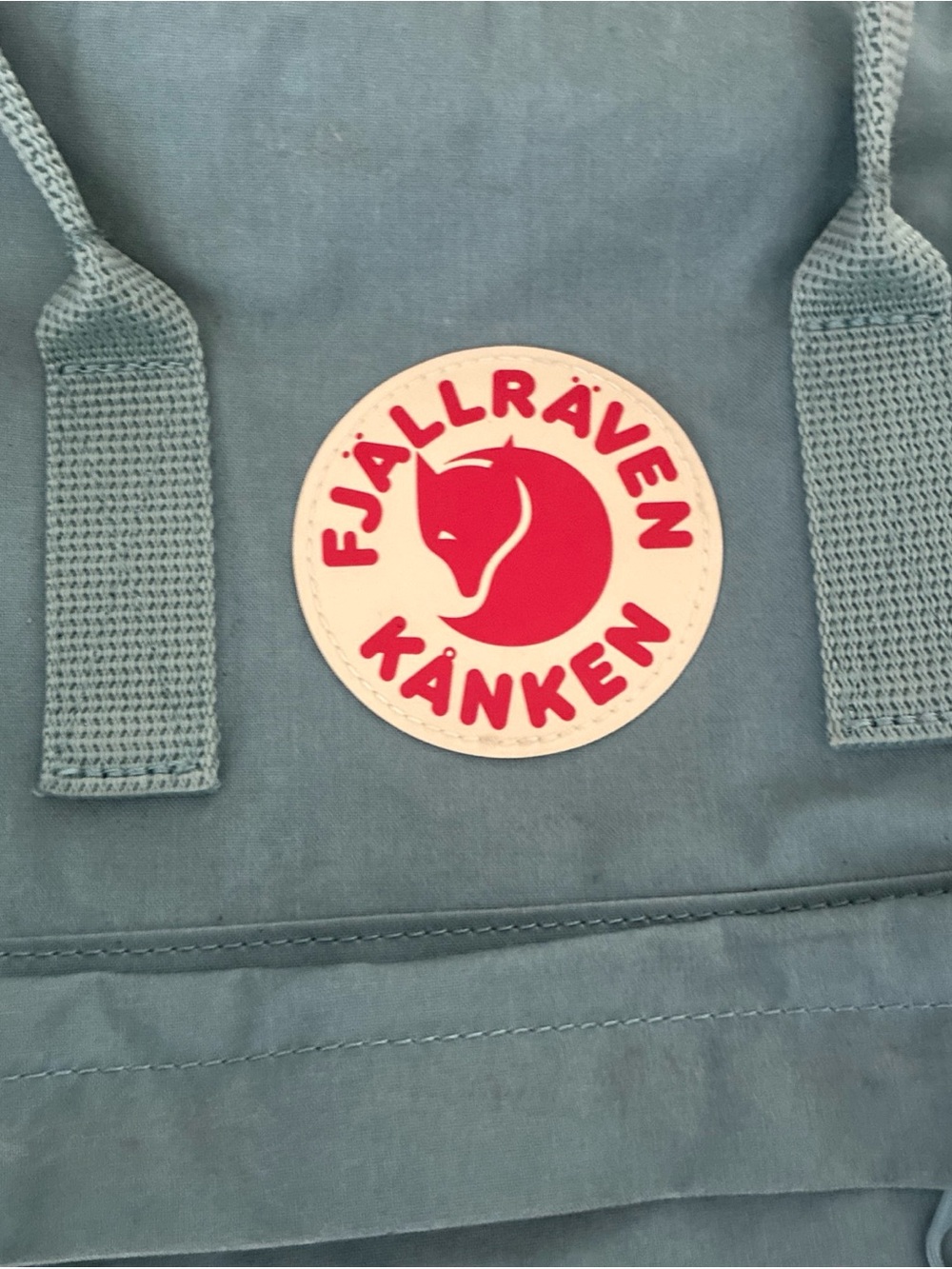 Fjallraven Kanken 23510 Backpack Seat Pad Blue Gray Travel School - Picture 2 of 14